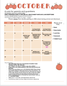 Calendar October 2023