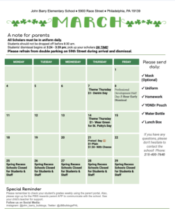 March 2024 Calendar